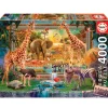 Puzzle 4000 pièces : La savane prend vie - Educa