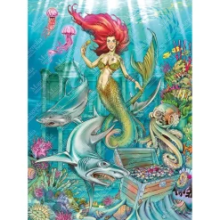 Puzzle 1000 pièces : La Sirène Puzzler - Édition Spéciale Ozgur Gucuyener - Magnolia