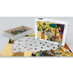 Puzzle 1000 pièces : La Terre labourée, Joan Miro - Eurographics