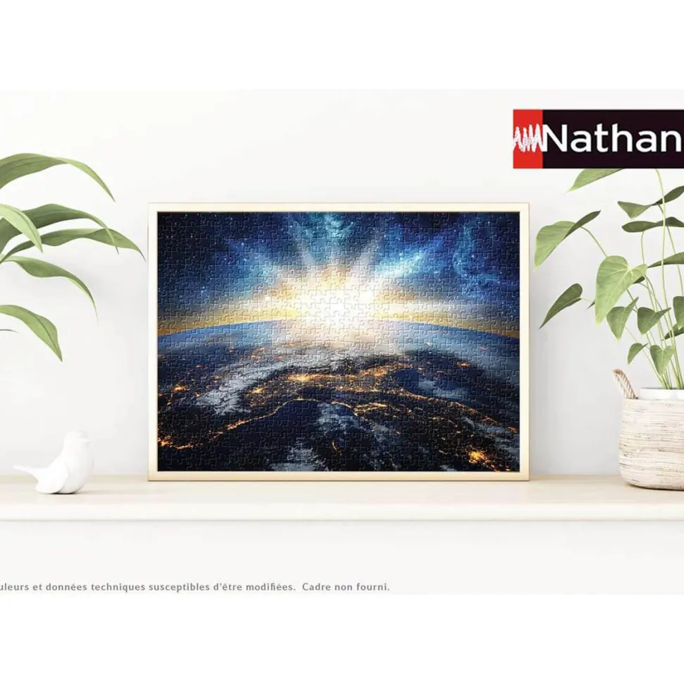 Puzzle 500 pièces : La Terre vue de l'espace - Nathan