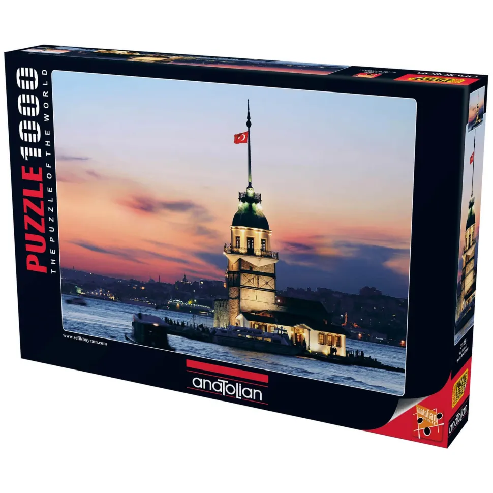 Puzzle 1000 pièces : La Tour de Léandre (Kız Kulesi) - Anatolian