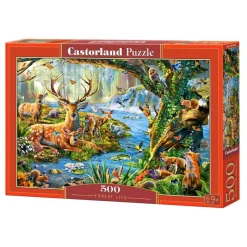 Puzzle 500 pièces : La vie de la forêt - Castorland