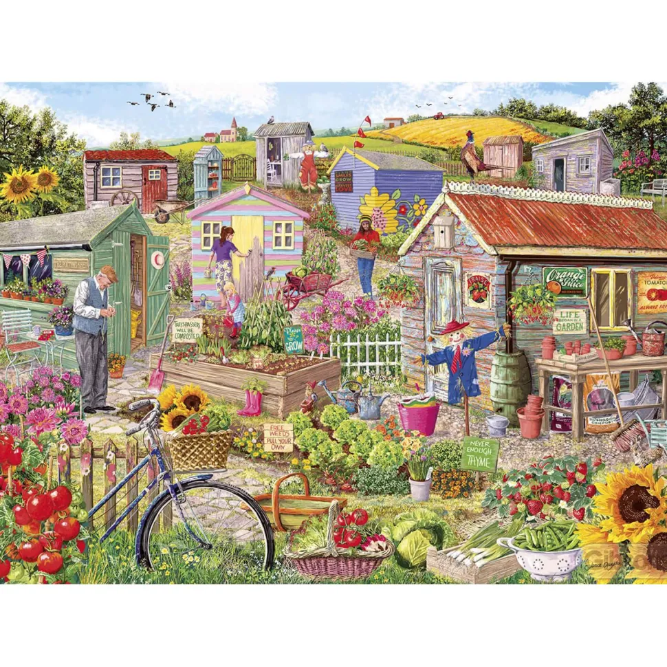 Puzzle 1000 pièces : La vie du lotissement - Gibsons