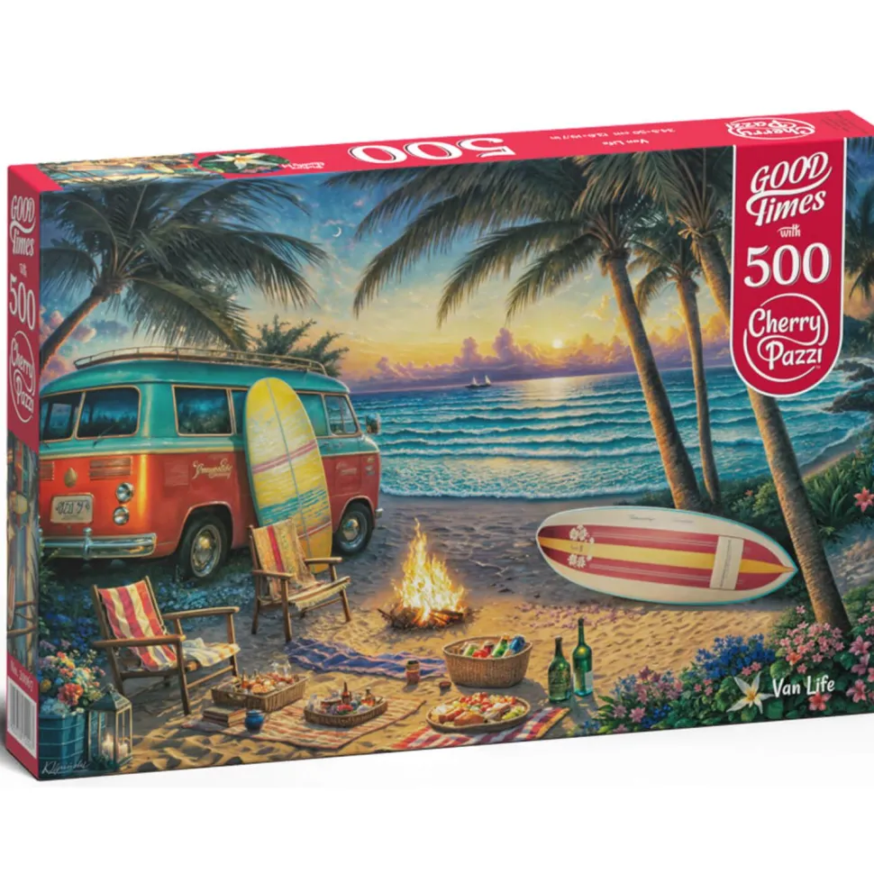 Puzzle 500 pièces : La vie en van - CherryPazzi