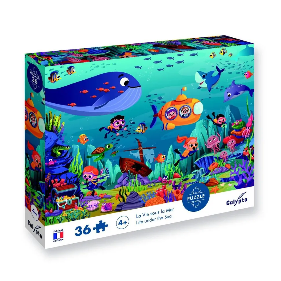 Puzzle 36 pièces : La Vie sous la Mer - Sentosphère