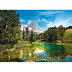 Puzzle 1500 pièces : Lac Bleu - Clementoni