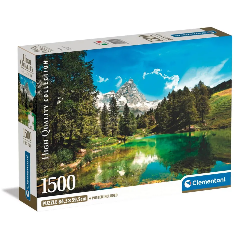 Puzzle 1500 pièces : Lac Bleu - Clementoni
