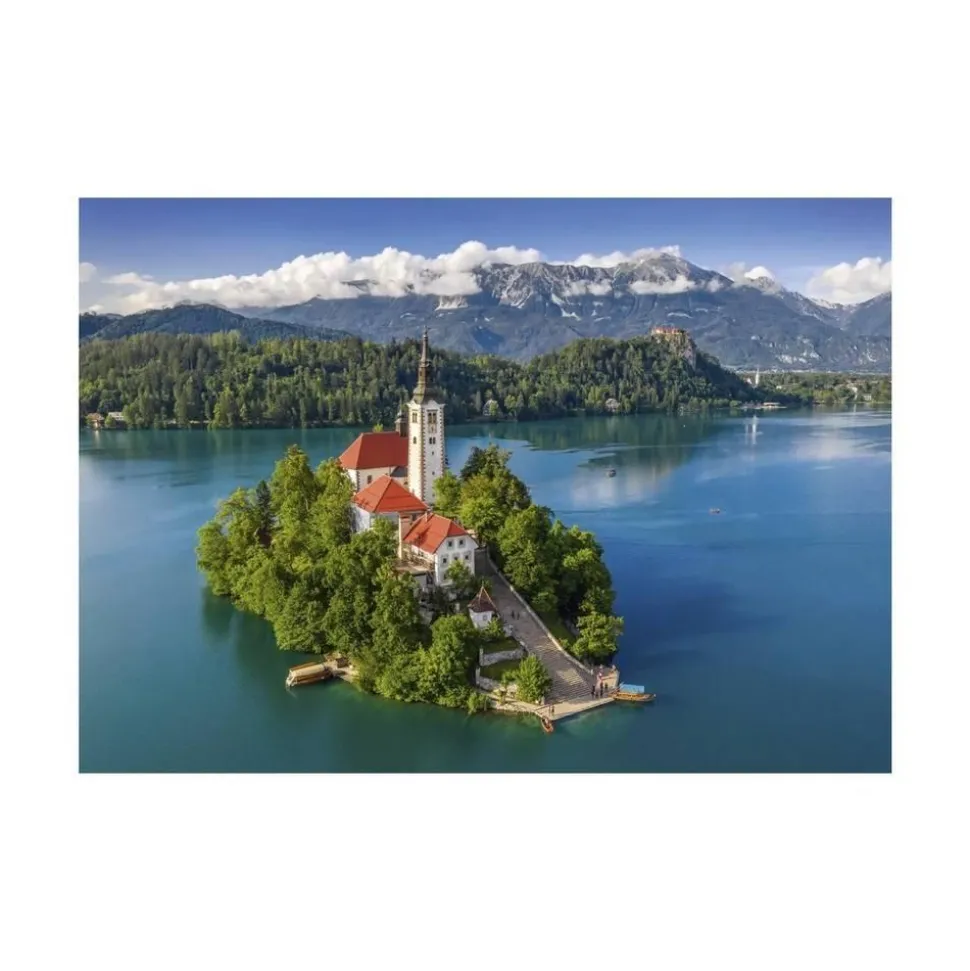 Puzzle 500 pièces : Lac de Bled - Dino