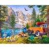 Puzzle 550 pièces : Lac Moraine - Vermont Christmas Company