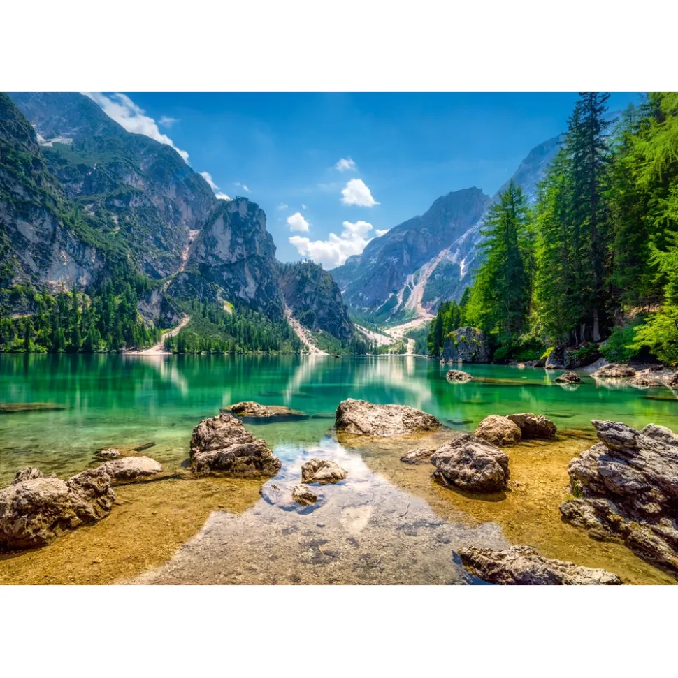 Puzzle 1000 pièces : Lac paradisiaque - Castorland