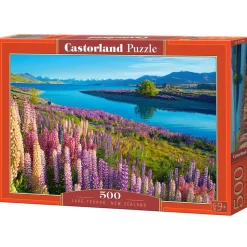 Puzzle 500 pièces : Lac Tekapo, Nouvelle-Zélande - Castorland