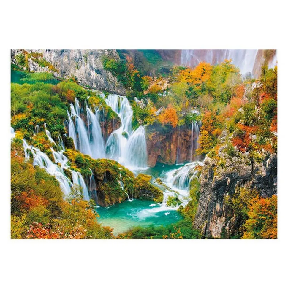 Puzzle 1000 pièces : Lacs Plitvice - Dino