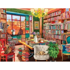 Puzzle 1000 pièces : L'ancienne bibliothèque - Eurographics