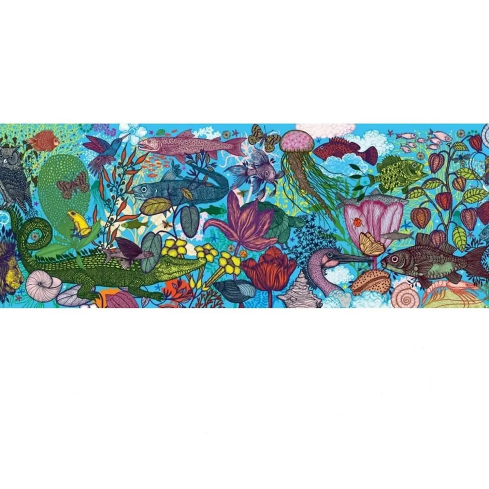 Puzzle 1000 pièces : Land and Sea - Djeco