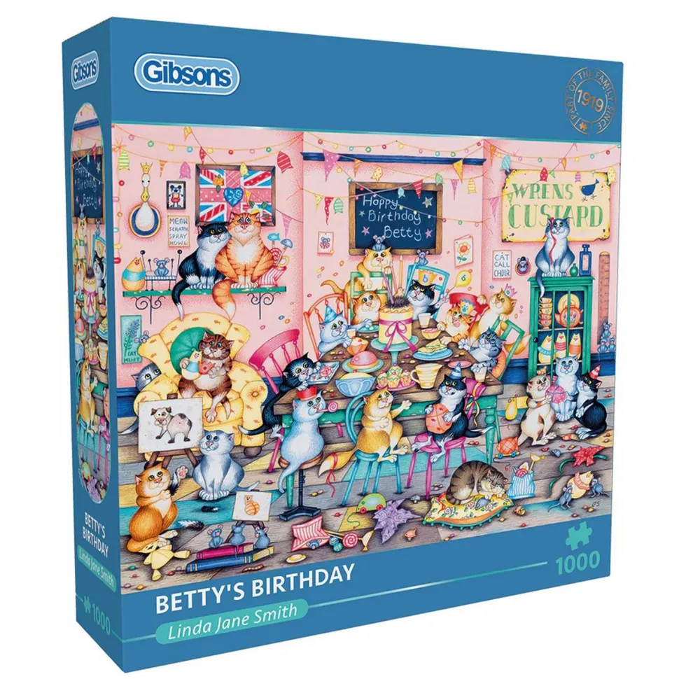 Puzzle 1000 pièces : L'anniversaire de Betty - Gibsons