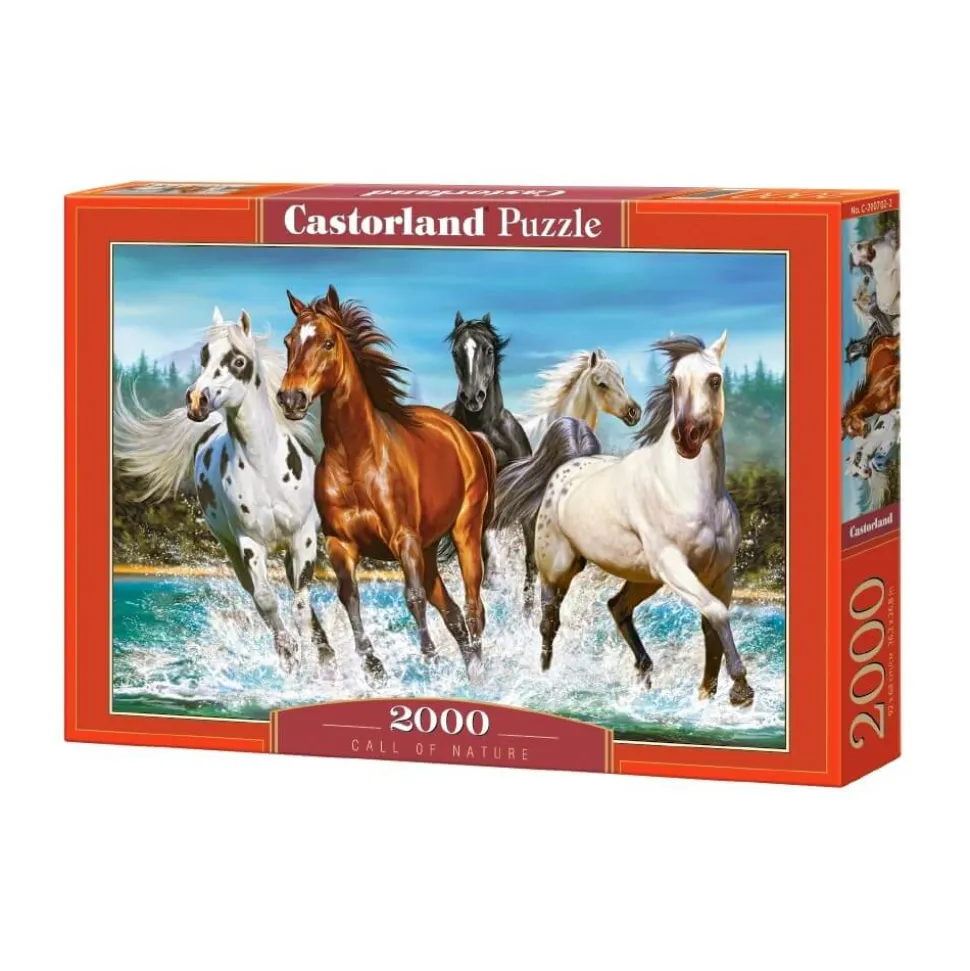 Puzzle 2000 pièces : L'appel de la nature - Castorland