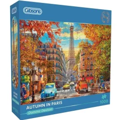 Puzzle 1000 pièces : L'Automne à Paris - Gibsons