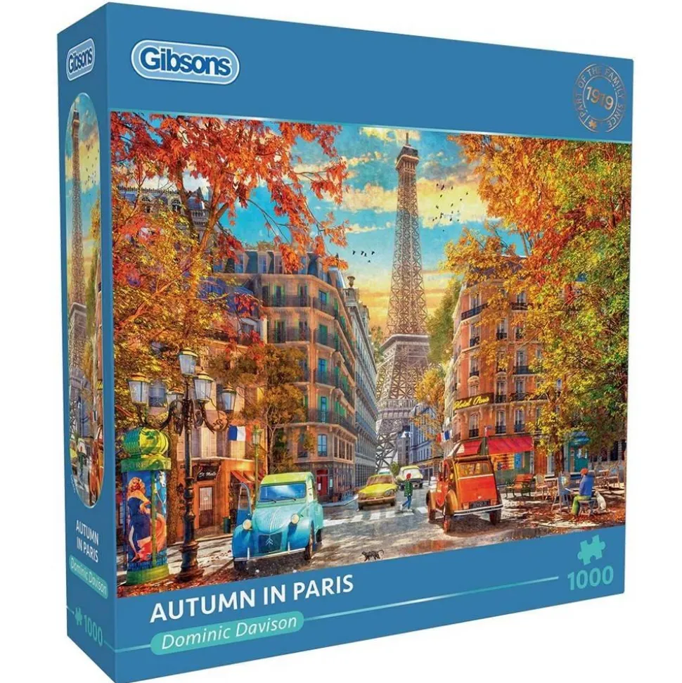 Puzzle 1000 pièces : L'Automne à Paris - Gibsons