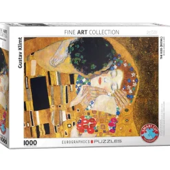 Puzzle 1000 pièces : Le baiser, Gustav Klimt - Eurographics