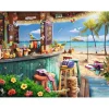 Puzzle 1500 pièces : Le bar du bord de plage - Ravensburger