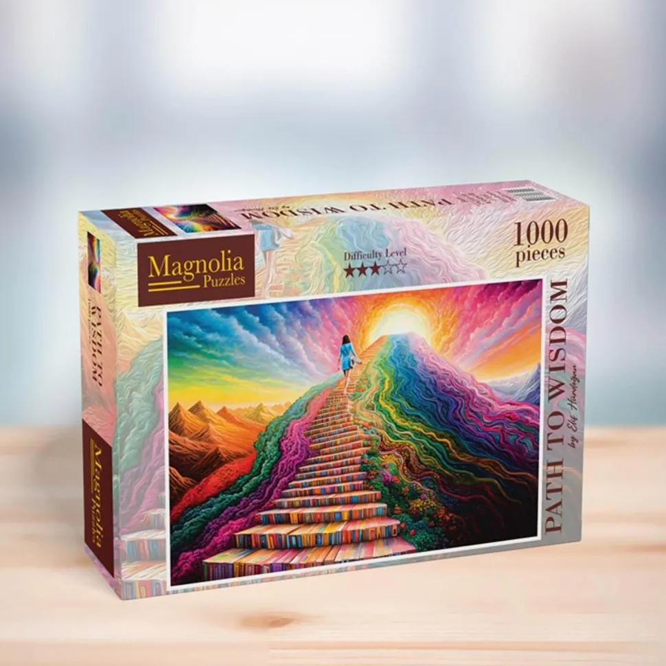 Puzzle 1000 pièces : Le chemin vers la sagesse - Édition Spéciale Elif Hurdogan - Magnolia