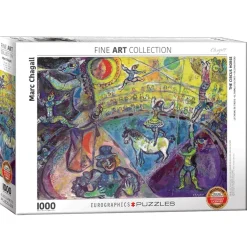 Puzzle 1000 pièces : Le cheval de cirque, Marc Chagall - Eurographics