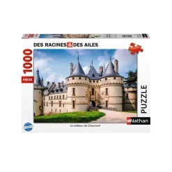 Puzzle 1000 pièces : Le château de Chaumont, Des racines et des ailes - Nathan
