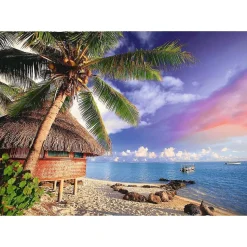 Puzzle 500 pièces : Île de Bora Bora - Trefl