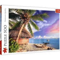 Puzzle 500 pièces : Île de Bora Bora - Trefl