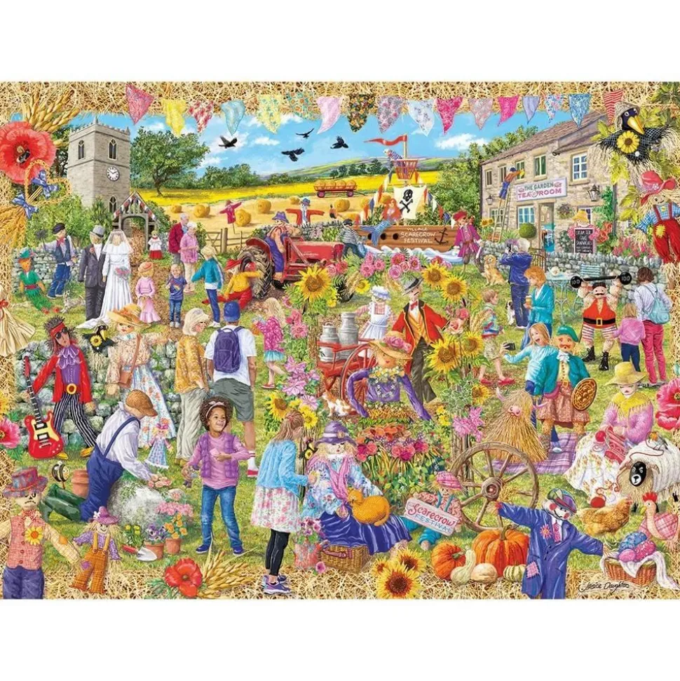 Puzzle 1000 pièces : Le Festival des épouvantails - Gibsons
