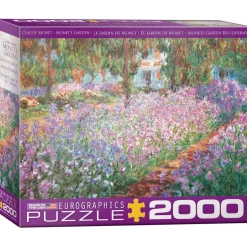 Puzzle 2000 pièces : Le jardin de Monet, Claude Monet - Eurographics