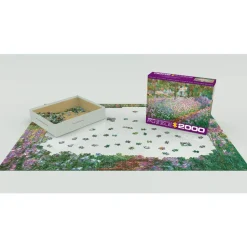 Puzzle 2000 pièces : Le jardin de Monet, Claude Monet - Eurographics