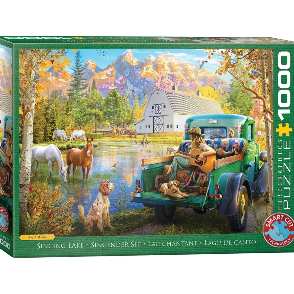 Puzzle 1000 pièces : Le lac chantant par Angelo Bonito - Eurographics