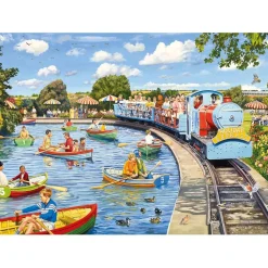 Puzzle 1000 pièces : Le lac de plaisance - Gibsons