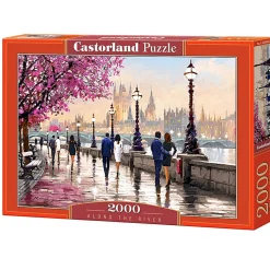 Puzzle 2000 pièces : Le long de la rivière - Castorland