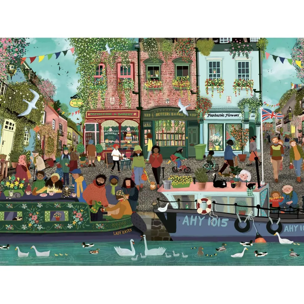 Puzzle 1000 pièces : Le long du fleuve - Ravensburger