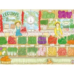 Puzzle 1000 Pièces : Le Marchand de Légumes de Simon - Magnolia