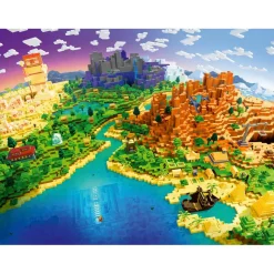 Puzzle 1500 pièces : Le monde de Minecraft - Ravensburger