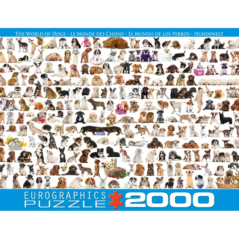Puzzle 2000 pièces : Le monde des chiens - Eurographics