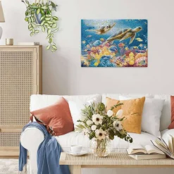 Puzzle 1000 pièces - Le monde sous-marin bleu - Ravensburger