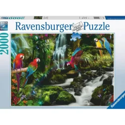 Puzzle 2000 pièces : Le paradis des perroquets - Ravensburger