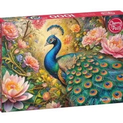 Puzzle 1000 pièces : Le paradis du paon - CherryPazzi