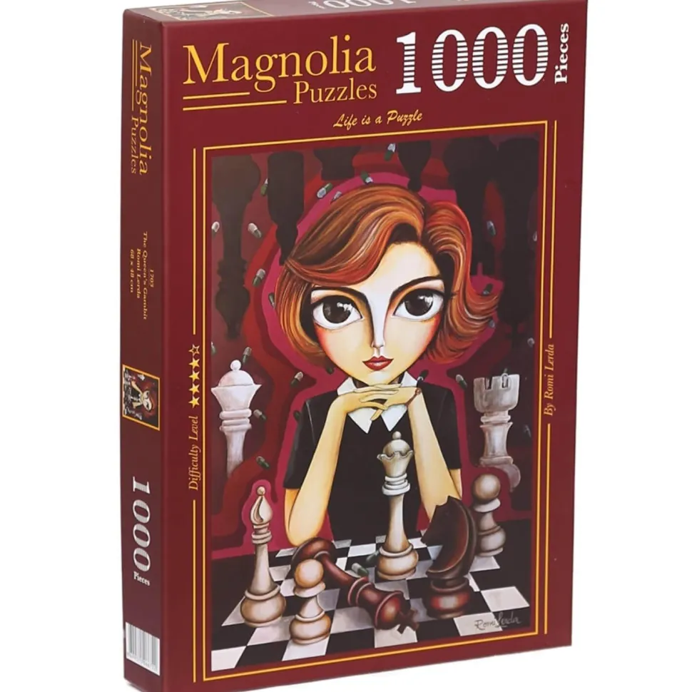 Puzzle 1000 pièces : Le Pari de la Reine - Romi Lerda - Edition Spéciale - Magnolia