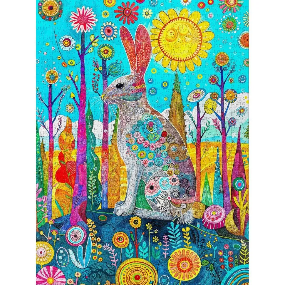 Puzzle 1000 pièces : Le Pays Fantaisiste du Lièvre - EnjoyPuzzle