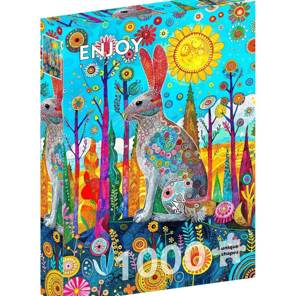 Puzzle 1000 pièces : Le Pays Fantaisiste du Lièvre - EnjoyPuzzle