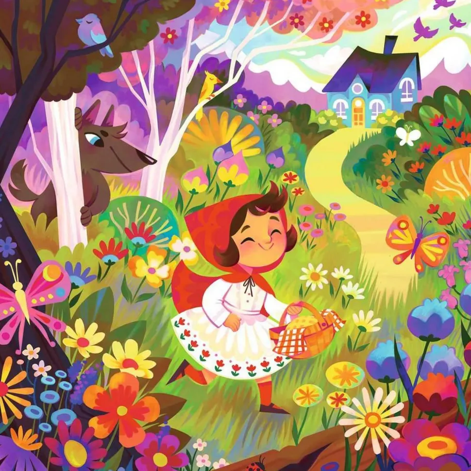 Puzzle 64 pièces : Le Petit Chaperon rouge - Ravensburger