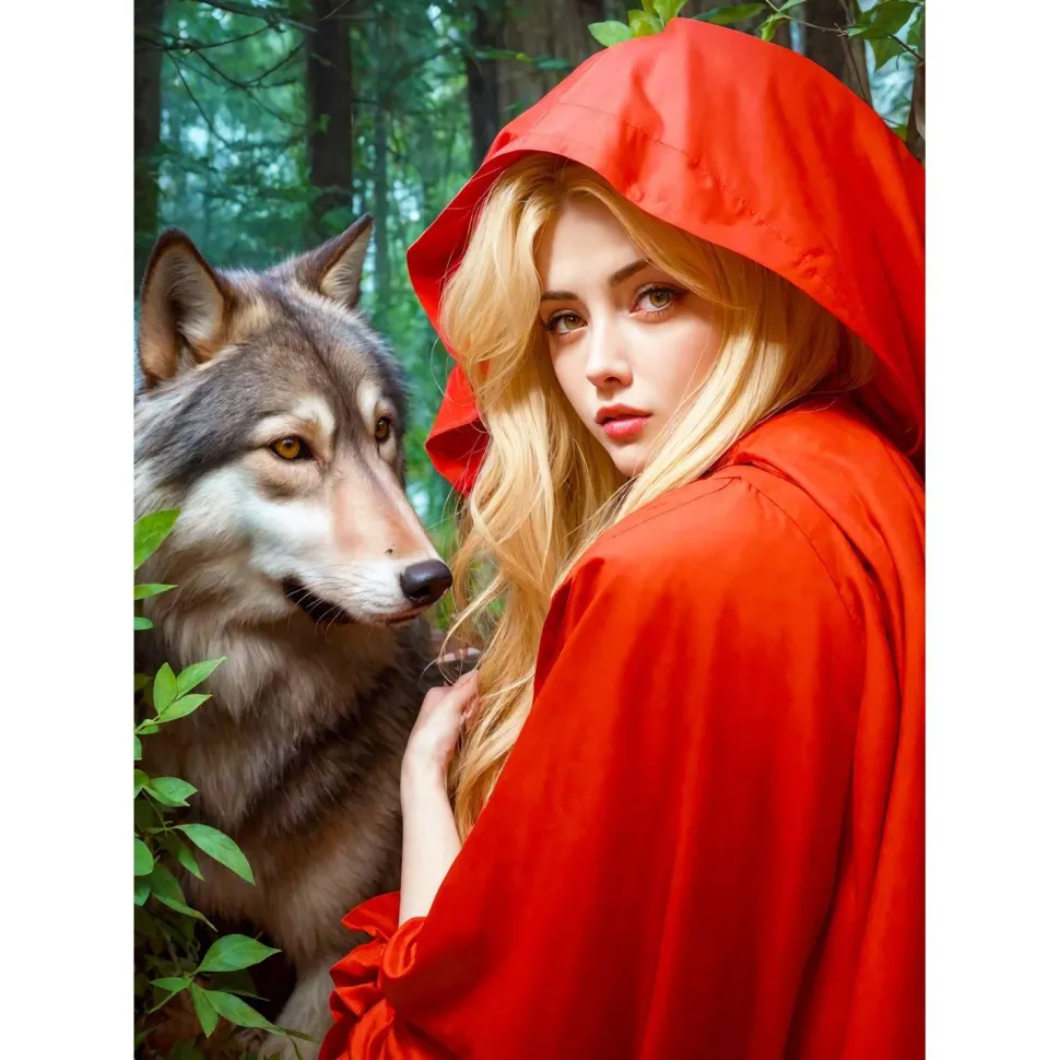 Puzzle 1000 pièces : Le Petit Chaperon Rouge - EnjoyPuzzle