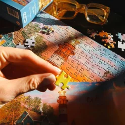 Puzzle 500 pièces : Île Phare - Gibsons