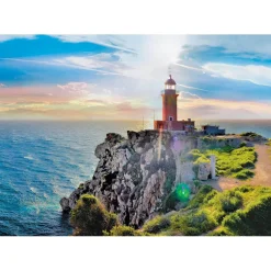 Puzzle 1000 pièces : Le phare de Melagavi - Trefl
