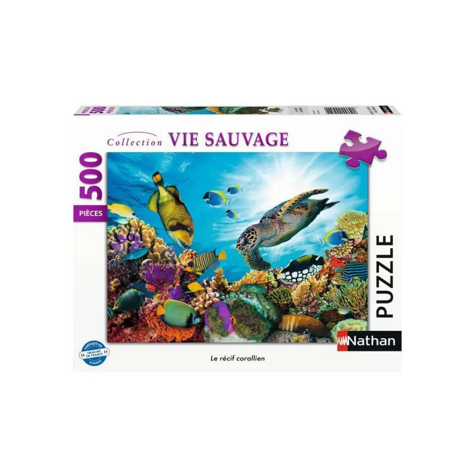 Puzzle 500 pièces : Le récif corallien - Nathan